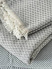 Плед-покривало "Зигзаг №4", 100% cotton, сірий колір, фото 8