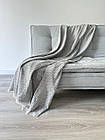 Плед-покривало "Зигзаг №4", 100% cotton, сірий колір, фото 10