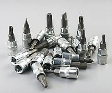 Набір торцевих ключів 46 предметів HERMON hermon-46 Cr-V, хромованадієва сталь, фото 4