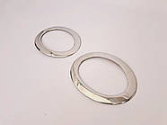 Накладки на противотуманки для Renault Trafic III 2014 2 шт. P. Steel (TAN24)