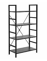 Стелаж Loft R4 чорний 600х300х1150 мм (Signal TM)