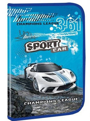 Папка А4 на блискавці, гліттер /, фото 2