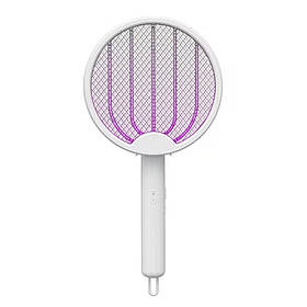 Електрична мухобойка Four in One розкладна акумуляторна 800mAh USB White (3_06702)