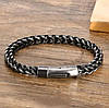 Чоловічий браслет з нержавіючої сталі 22 см, фото 6