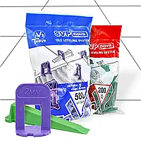 Комплект noVa SVP 2мм. (500 Підстав +200 Клинів)