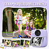 CalineGam - Дитяча камера із функцією миттєвого друку. HD-екран, 48-мегапікселів, карта пам'яті 32ГБ, фото 7