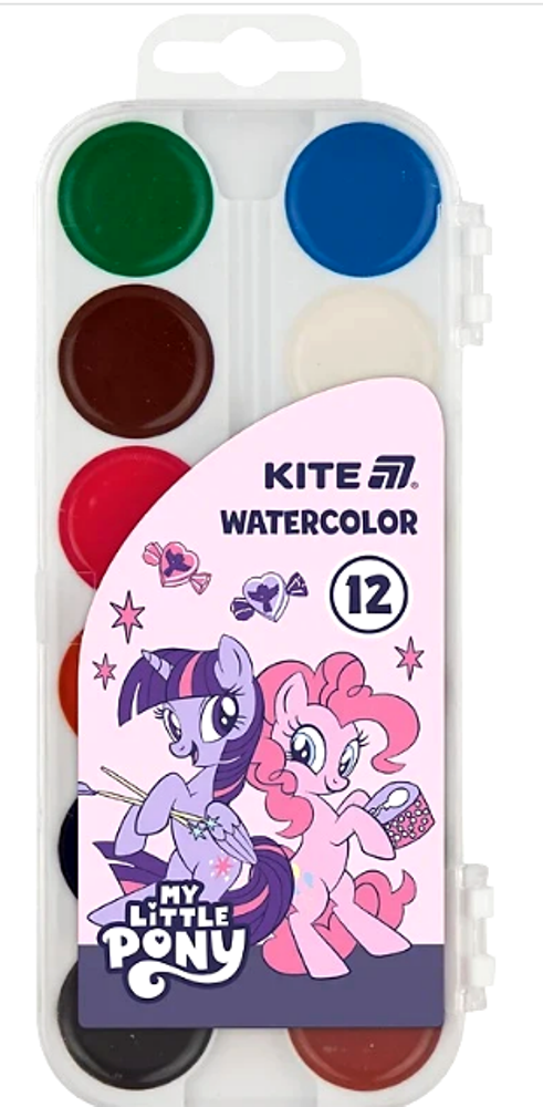 Фарби акварельні, 12 кольорів, Kite "My Little Pony movie" LP25-061, фото 1