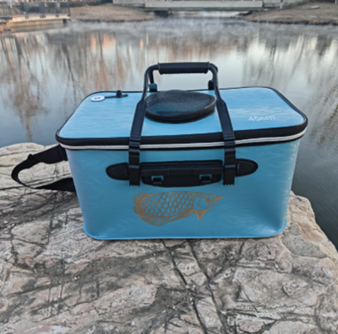 Складна сумка для риболовлі EVA Arapaima 50x28x23см водонепроникна Голубий