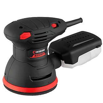 Шліфмашина ексцентрикова з регулюванням обертів 125мм 300Вт INTERTOOL WT-0541, фото 1