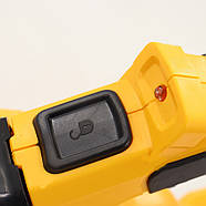 Ручний бездротовий пилосос з 2 акумуляторами 48V 5Ah та різними насадками Жовтий, фото 9