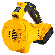 Ручний бездротовий пилосос з 2 акумуляторами 48V 5Ah та різними насадками Жовтий, фото 6