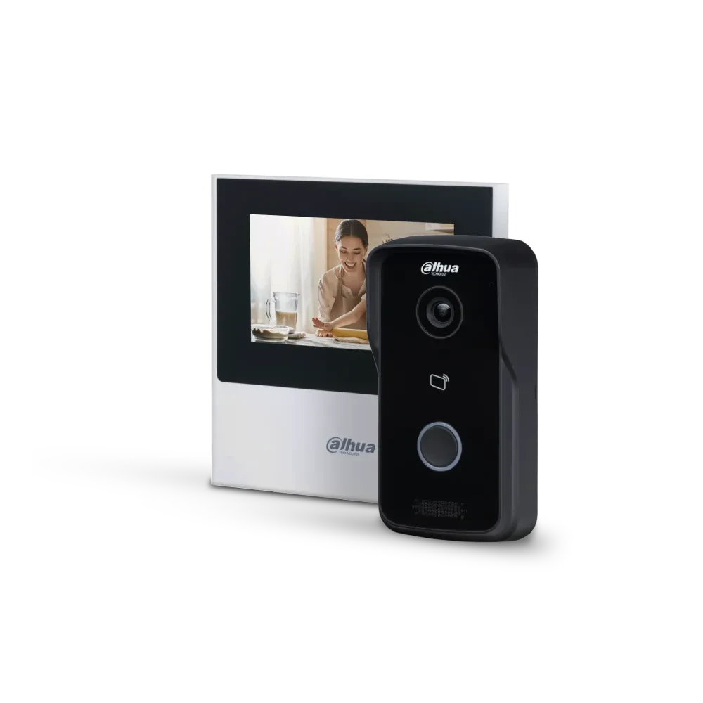 Комплект Dahua Mіні DHI-VTH2611L-WP 4.3" Wi-Fi + DHI-VTO2111D-P-S3