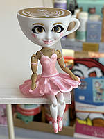 Балерина Капучіно Ballerina Cappuccina – іграшка фігурка з Italian Brainrot італіан брейнрот 13,5 см