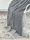 Плед-покривало "Зигзаг №7", 100% cotton, графітовий колір, фото 3