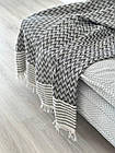 Плед-покривало "Зигзаг №7", 100% cotton, графітовий колір, фото 6