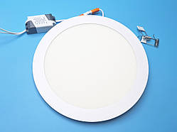 Світлодіодний світильник стельовий врізний круглий 18W 4100K метал