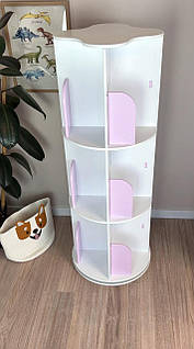 Обертова дитяча книжкова поличка з МДФ