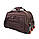 Коричнева дорожня сумка поліестер Арт.668 brown (L) Cannes (54), фото 7