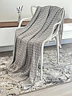 Плед-покривало "Зигзаг №5", 100% cotton, сірий колір, фото 5