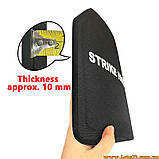 Легка бронепластина бронеплита STRIKE FACE 0,6КГ UHMWPE 10x12 NIJ2 NIJ II тверда для плитоноски бронежилета, фото 2