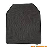 Легка бронепластина бронеплита STRIKE FACE 0,6КГ UHMWPE 10x12 NIJ2 NIJ II тверда для плитоноски бронежилета, фото 4