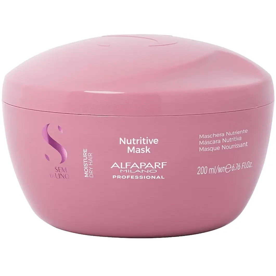 Маска для сухого волосся Alfaparf Semi Di Lino Moisture Mask Nutritive, 200 мл (Alf16)