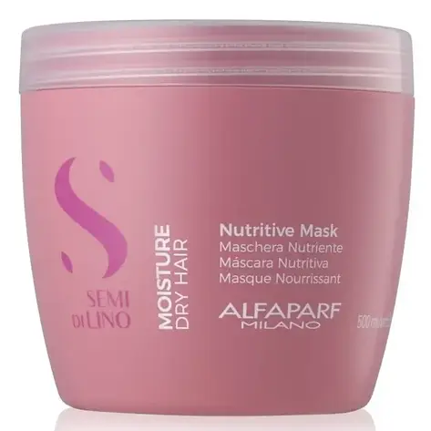 Маска Alfaparf Semi Di Lino Moisture Nutritive Mask, 500 мл (Alf25), фото 1