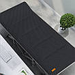 Ліжко‑шезлонг | розкладне | чорне | з матрацом і подушкою | витримує 200 кг | для кемпінгу, саду, пляжу, дому | WCG CC‑S01PM, фото 6