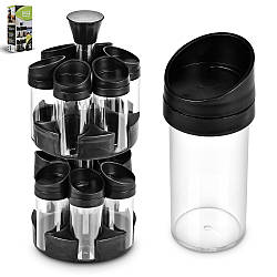 Спецівниця Stenson на крутній підставці 2 яруси. 13 предметів у наборі 33*13.5 см