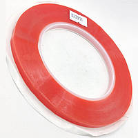 Скотч двосторонній прозорий 6мм, 25метрів