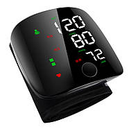 Тонометр на зап'ястя з голосовим супроводом та чохлом Blood Pressure Mon Українська версія, фото 10