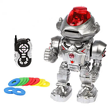 Робот на радіокеруванні світло, звук, запуск м'яких дисків, у коробці ( 27108), фото 6