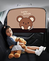 Дитяча сонцезахисна шторка в автомобіль на магнітах AIWA 1 шт 04612