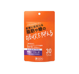 ISDG Glycolipid Approach Добавка для контролю всмоктування жирів та вуглеводів, 60 таблеток. До 01/2028