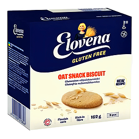 Галети Elovena з вівса з сиропом без глютену 162г