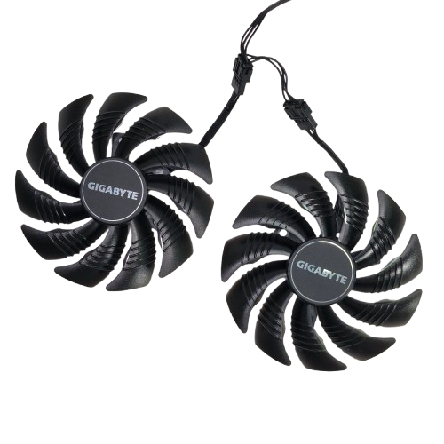 Вентилятор (кулер) Power Logic 35932 для відеокарт Gigabyte GTX 1050-1070 Ti, RX 470-590 комплект 2шт (PLD09210S12HH)