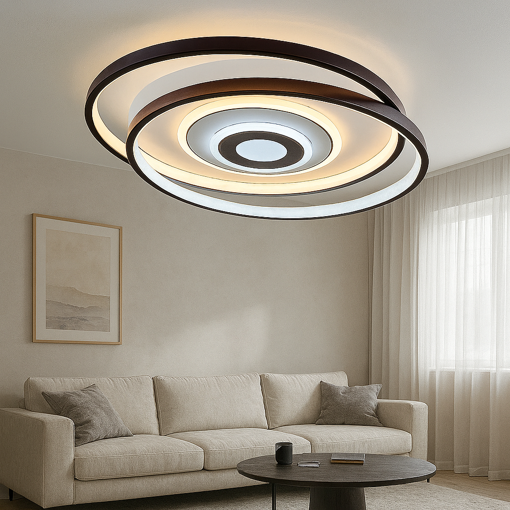 Кругла Led люстра освітлення до 20 м ² з пультом 100W GALAXY