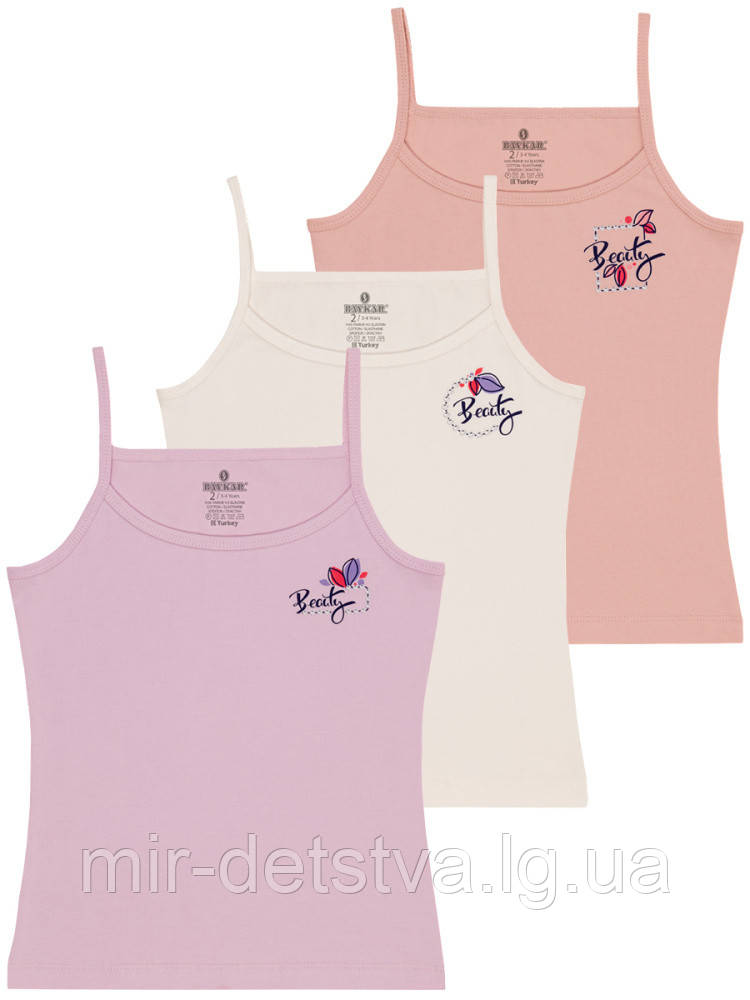 Майки дитячі для дівчаток ТМ Baykar, Туреччина оптом р.5 (146-152 см), фото 1