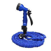 Шланг садовий X-hose з розпилювачем для води 15 м, Синій, фото 4