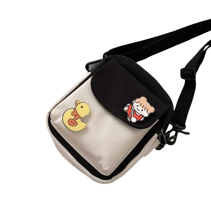 Стильна жіноча Аніме сумочка Чорна