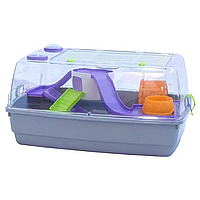 Пластикова карта для хом'яків, щурів, мишей із будиночком, колесом і гірками Fop Bernie Deluxe (Фоп Берні Делюкс)