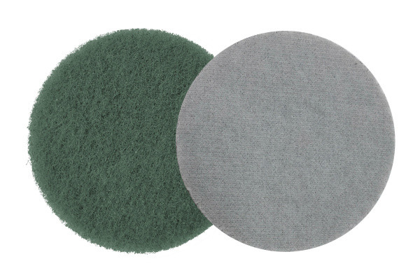 Скотч брайт диск VELCRO 125мм зелений Р240, фото 1