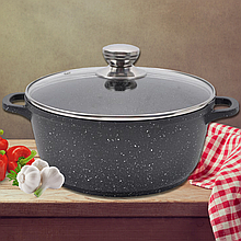 Каструля з антипригарним покриттям Maestro MR-4228 з кришкою, 6 л (235)