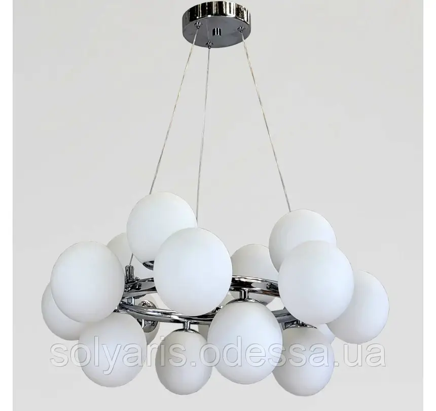 Люстра Loft на 16 ламп 3012-16, хром, фото 1