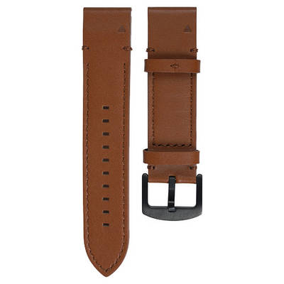 Шкіряний ремінець QuickFit 22мм для Garmin Fenix 7 / 6 / 6 Pro / 5 / 5 Plus коричневий