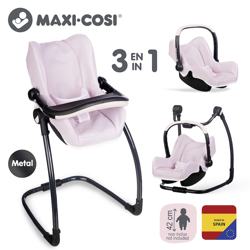 Крісло для ляльки Smoby Maxi-Cosi 3 в 1 "Рожева перлина" [7600240242], фото 1
