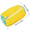 Мішок для прання білизни BauTech та взуття в пральній машині, 39x19 см, жовтий, фото 3
