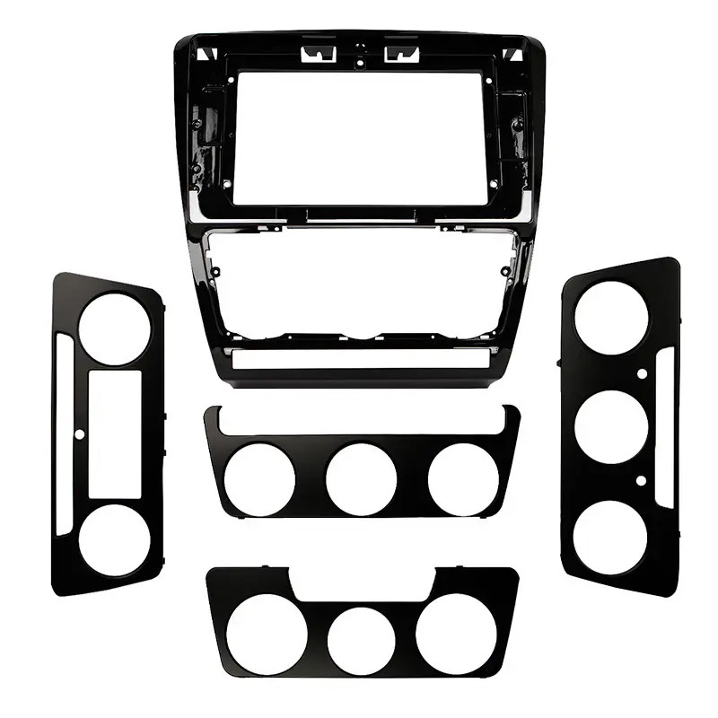 Перехідна рамка 10.1" Lesko для автомобіля Skoda Octavia 2004-2013г F-6502 Black Шкода 25 шт., фото 1