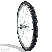 Заднє велосипедне колесо 24" в зборі: гальмівна втулка Master, посилена спиця 3 мм, покришка/камера 1.75 Destone