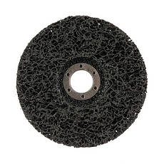 Диск зачисний зі спіненого абразиву, чорний, 125×22,2×13 мм, P46, T27 INTERTOOL BT-0602, фото 3